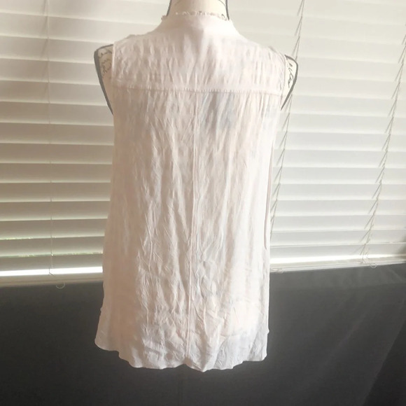Treasure & Bond Ruffle Front Sleeveless Blouse - Picture 7 of 10